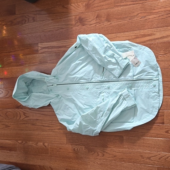 FP Movement by Free People Rain Coat: Light blue/green - Picture 3 of 5